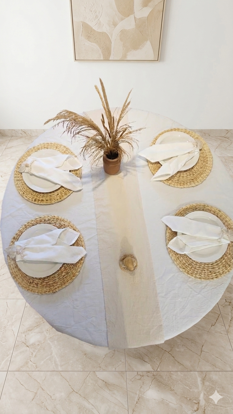 kit de mesa blanco